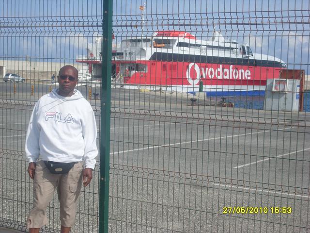 Le Ferry au départ de Gibraltar.