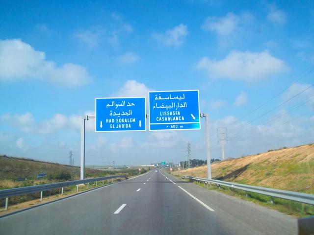C'est parti ! En route pour El Jedida à 90 Km de Casablanca. C'est là que se trouve la maison de Mouss.