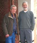 Raymond et Abderrahim, deux éminents spécialistes de la 2cv.
