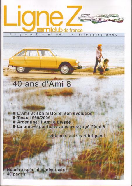 La couverture du numéro de janvier 2009. C'est un spécial 40ème anniversaire.