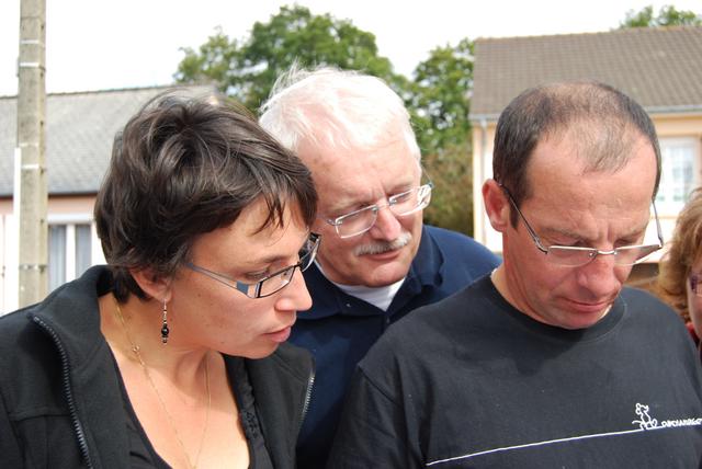 Karine, Michel & Stéphane, très concentré...