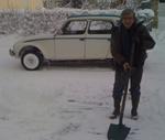 Raymond dans la neige ! (Janvier 2010)